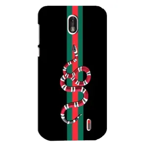 Чехлы Бренд GUCCI для Nokia 1 (Змей Гуччи)
