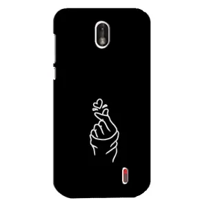 Чехлы (Знак сердечка) на Nokia 1 (Знак Сердечка)