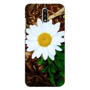 Чехол с ромашками на Nokia 2.3 (Белая ромашка)