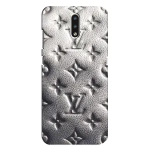 Текстурный Чехол Louis Vuitton для Нокиа 2.3 (Бежевый ЛВ)