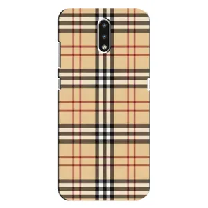 Чехол с рисунком «Burberry стиль» для Nokia 2.3