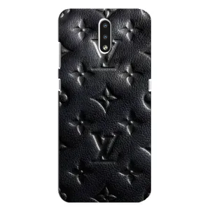 Текстурный Чехол Louis Vuitton для Нокиа 2.3 (Черный ЛВ)