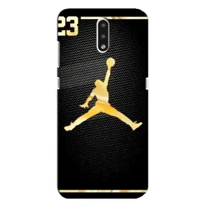 Силиконовый Чехол Nike Air Jordan на Нокиа 2.3 (Джордан 23)