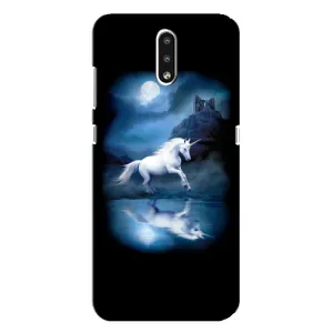 Чехол с рисунком «Единорог» для Nokia 2.3