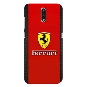 Силиконовый бампер с картинкой машины на Nokia 2.3 (Ferrari Logo)