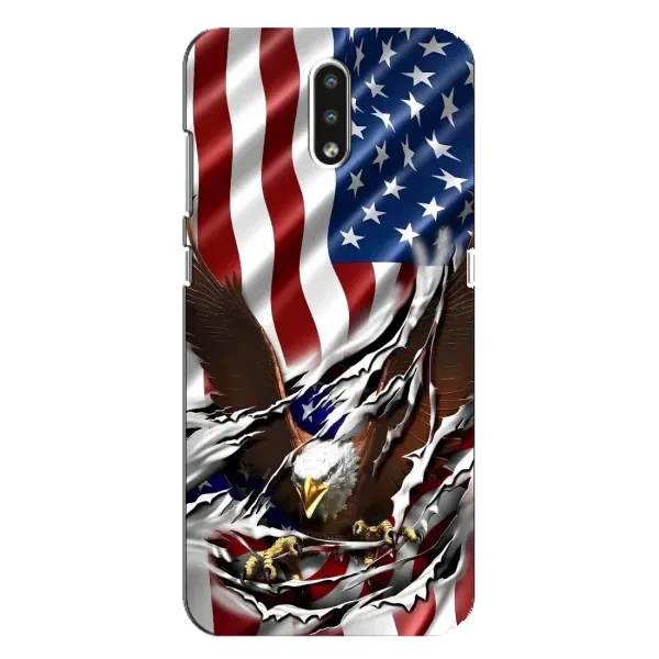 Чехол с рисунком «Флаг USA» для Nokia 2.3 Чехол с рисунком «Флаг USA» для Nokia 2.3