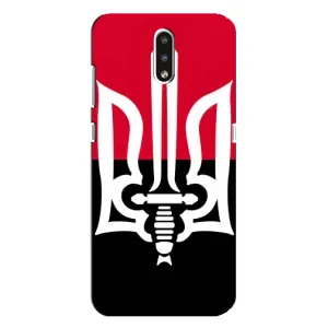 Чехлы УПА (Красно-Чёрный) на Nokia 2.3 (Герб Украины)