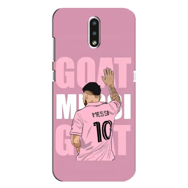 Чехол с рисунком «GOAT MESSI» для Nokia 2.3 Чехол с рисунком «GOAT MESSI» для Nokia 2.3