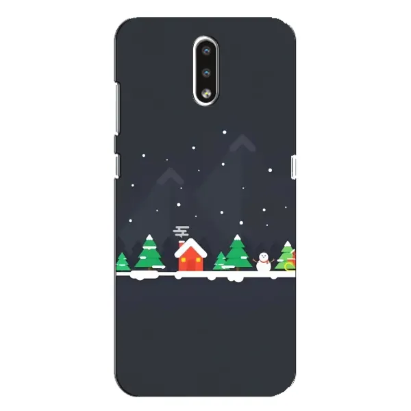 Чехол с рисунком «Город зимний» для Nokia 2.3 Чехол с рисунком «Город зимний» для Nokia 2.3