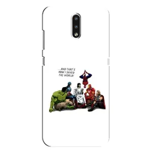 Чехлы для Nokia 2.3 (Для Христиан) (Иисус супергерой)