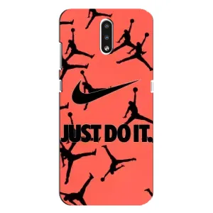 Силиконовый Чехол Nike Air Jordan на Нокиа 2.3 (Just Do It)