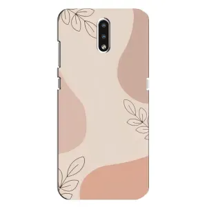 Чехол цветочный дизайн для Nokia 2.3 (Коричневый фон)
