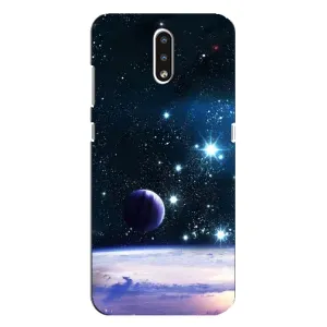 Чехол (ТПУ) с планетами на Nokia 2.3 (Космический вид)