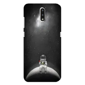 Силиконовый Чехол с принтом "Космонавты" на Nokia 2.3 (Космонавт романтик)