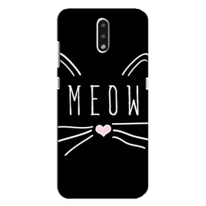 Бампер с изображением Котиков для Нокиа 2.3 (КОТИК MEOW)