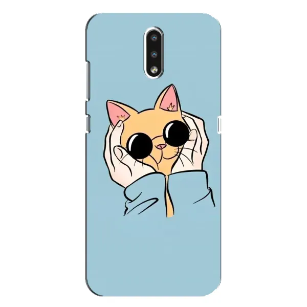 Чехол с рисунком «КОТИК в очках» для Nokia 2.3 Чехол с рисунком «КОТИК в очках» для Nokia 2.3