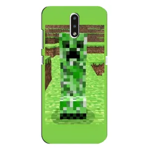 Чехлы для Nokia 2.3 (Персонажи Майн Крафт) (Крипер 2)
