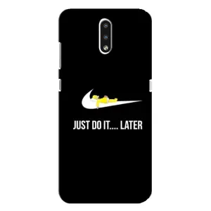 Силиконовый Чехол на Nokia 2.3 с картинкой Nike (Later)