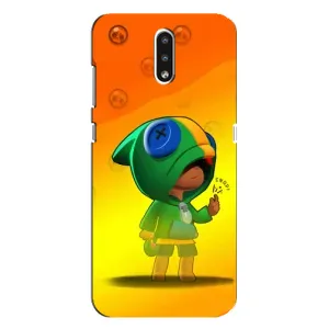 Чехол Бравл Старс для Nokia 2.3 (LEON в кофте)