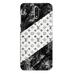 Чехол Стиль Louis Vuitton на Nokia 2.3 (LV на белом)