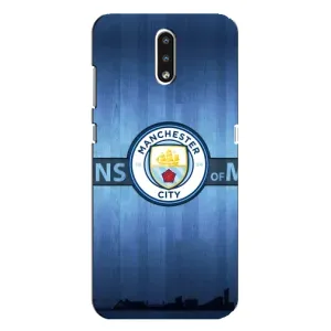Силіконові Чохли з принтом Футбол на Nokia 2.3 (ManCity)