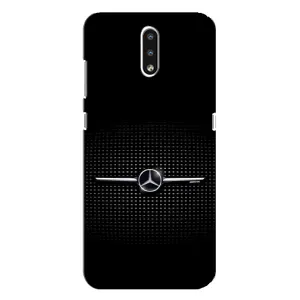 Силиконовый бампер с картинкой машины на Nokia 2.3 (Mercedes)