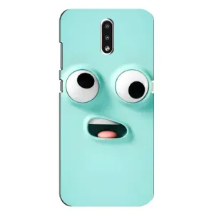 Чохли (ТПУ) (смішні стікери) для Nokia 2.3 (Кумедне м'ятне обличчя)