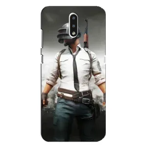 Силиконовый чехол с картинкой "Герой Pubg" на Nokia 2.3 (Пабг)