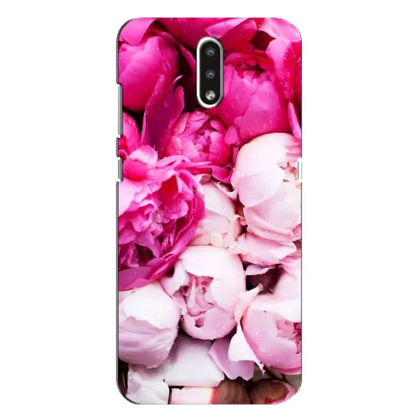 Чехол с рисунком «Пионы» для Nokia 2.3 Чехол с рисунком «Пионы» для Nokia 2.3