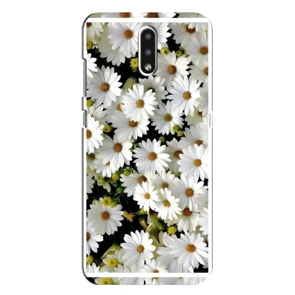 Чехол с рисунком «Рамка в ромашках» для Nokia 2.3 Чехол с рисунком «Рамка в ромашках» для Nokia 2.3