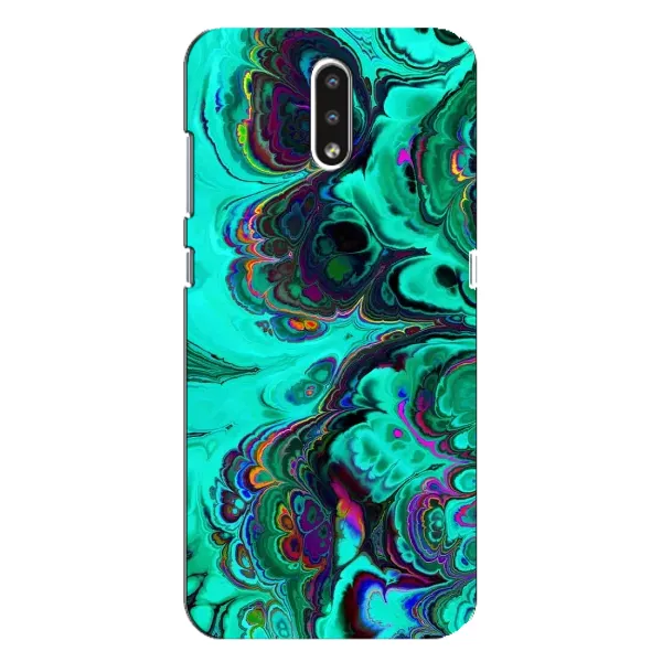 Чехол с рисунком «Салатный мрамор» для Nokia 2.3 Чехол с рисунком «Салатный мрамор» для Nokia 2.3