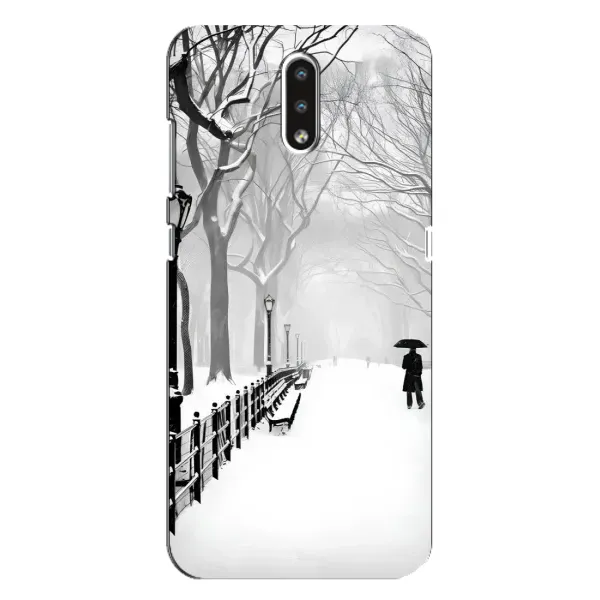 Чехол с рисунком «Снегом замело» для Nokia 2.3 Чехол с рисунком «Снегом замело» для Nokia 2.3
