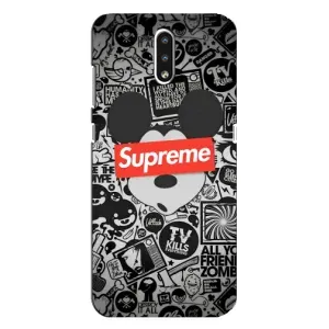 Чехол с рисунком «Supreme Маус» для Nokia 2.3