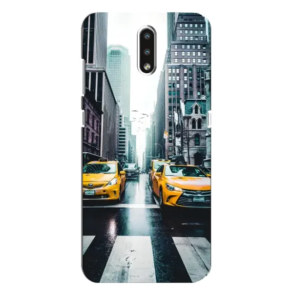 Чехол с рисунком «Такси» для Nokia 2.3
