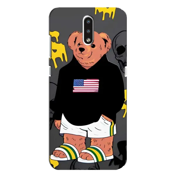 Чехол с рисунком «Teddy USA» для Nokia 2.3 Чехол с рисунком «Teddy USA» для Nokia 2.3
