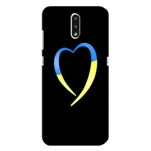 Силиконовый Чехол на Nokia 2.3 (Я-Украина) (Украинское сердце)