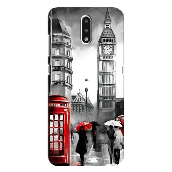 Чехол с рисунком «Вид на Биг Бен» для Nokia 2.3