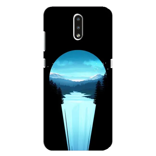 Чехол с рисунком «Синий Водопад» для Nokia 2.3