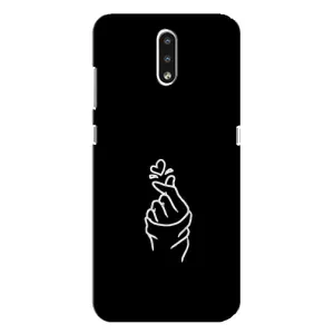 Чехлы (Знак сердечка) на Nokia 2.3 (Знак Сердечка)