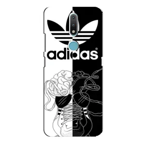 Чехол в стиле "Адидас" для Нокиа 2.4 (Adidas шнурки)