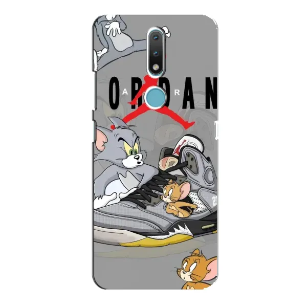 Чехол с рисунком «Air Jordan» для Nokia 2.4 Чехол с рисунком «Air Jordan» для Nokia 2.4