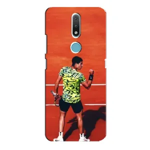 Чехлы с принтом Спортивная тематика для Nokia 2.4 (Алькарас Теннисист)