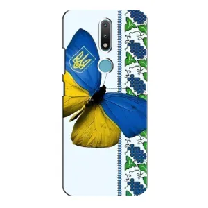 Чохол з Українською символікою на Нокіа 2.4 (Метелик)