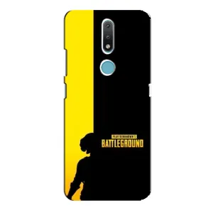 Чохол (TPU) з картинкою "Лого Пабг" на Нокіа 2.4 (Battlegrounds)