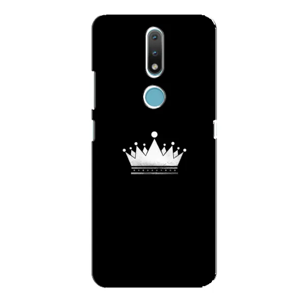 Чехол с рисунком «Белая корона» для Nokia 2.4 Чехол с рисунком «Белая корона» для Nokia 2.4