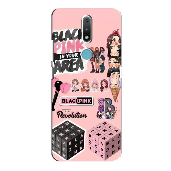 Чехол с рисунком «BLACK PINK коллаж» для Nokia 2.4 Чехол с рисунком «BLACK PINK коллаж» для Nokia 2.4