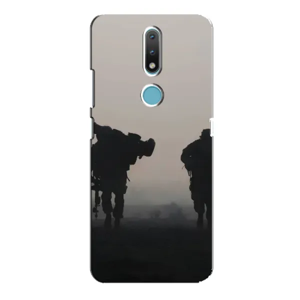 Чехол с рисунком «Бой солдат» для Nokia 2.4 Чехол с рисунком «Бой солдат» для Nokia 2.4