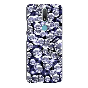 Чехол (Дорого -богато) на Nokia 2.4 (Бриллианты)