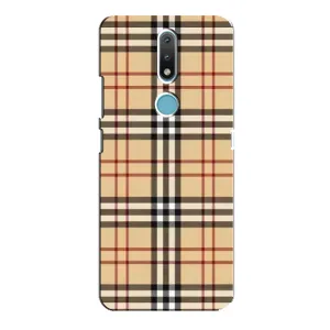 Чехол с Брендами одежды на Нокиа 2.4 (Burberry стиль)