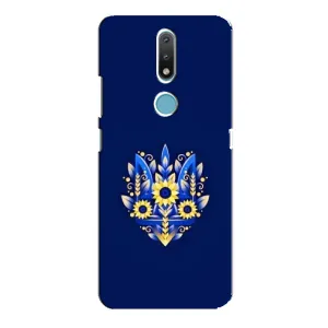 Чехол с рисунком «Цветущий Герб» для Nokia 2.4